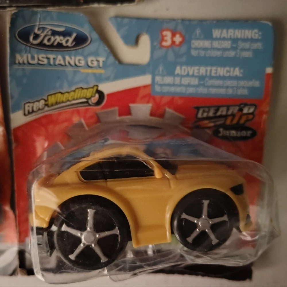 Ford Kids Toy Car Set - Red, Blue, Yellow